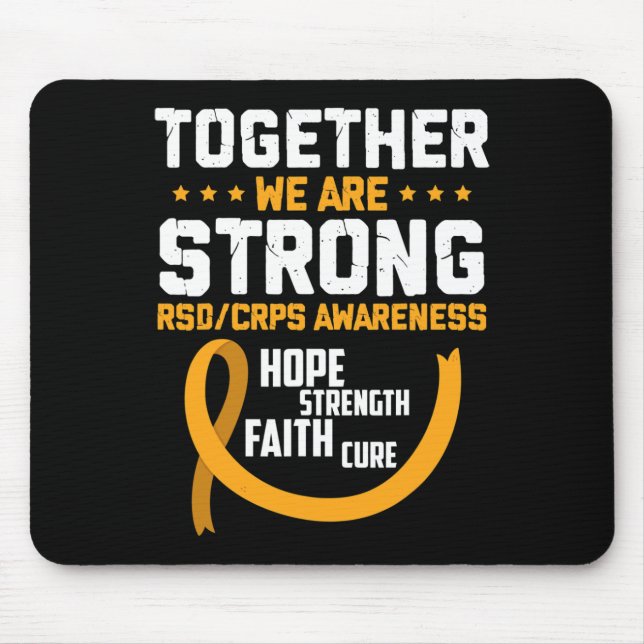 Mousepad Juntos, somos fortes conscientização RSDCRPS (Frente)