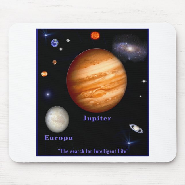 Mousepad Júpiter e Europa (Frente)