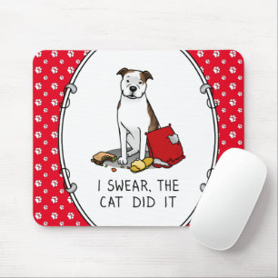 Mousepad Juro que o Gato Pôs Touro (lt brindle/wh3)