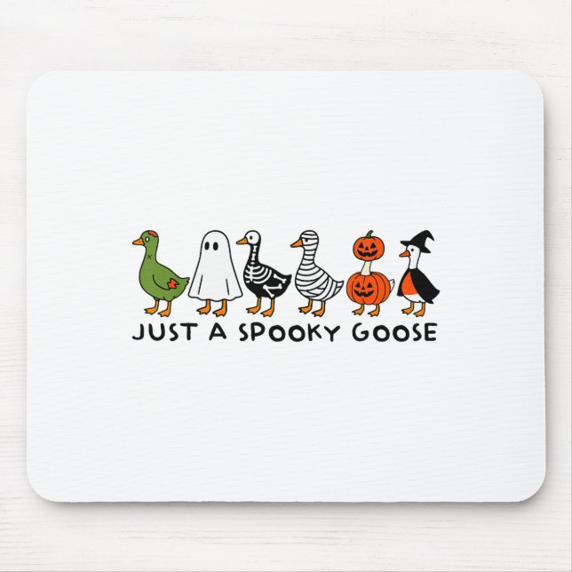 Mousepad Just A Soky Goose Funny Halloween Silly Animal Wit (Frente)