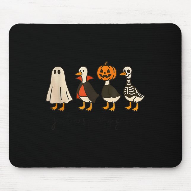 Mousepad Just A Soky Goose Halloween Cute Ghost Goose Soky  (Frente)