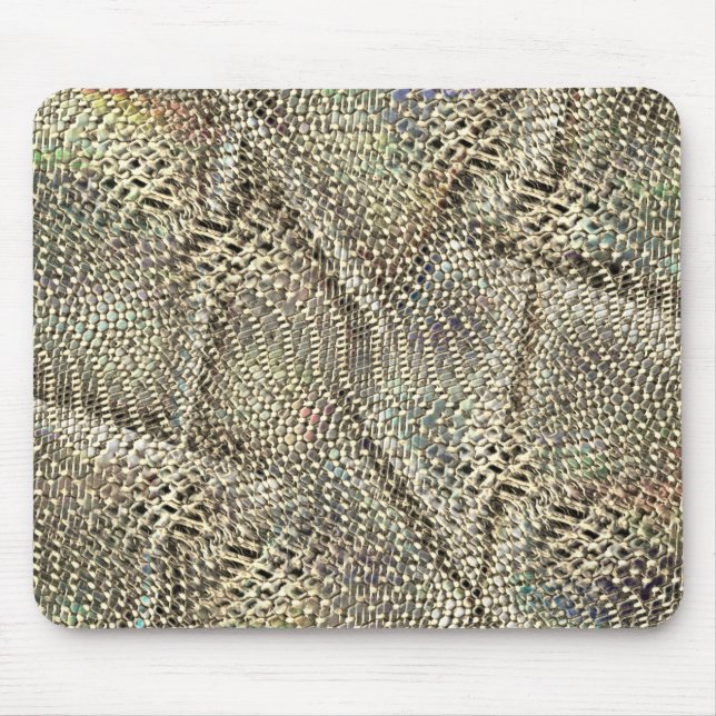 Mousepad juta de abstrato com ligeiro tom de ouro metálico (Frente)
