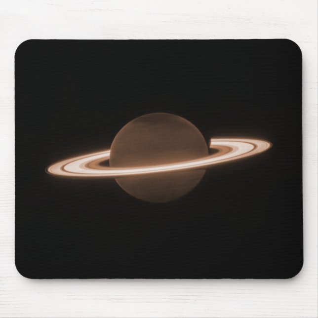 Mousepad JWST Telescópio Espacial James Webb Saturno Infrav (Frente)
