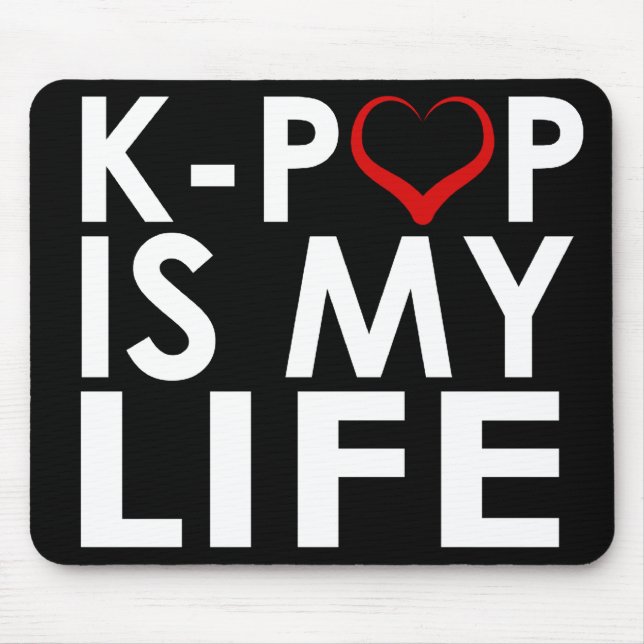 MOUSEPAD K-POP É MEU ♡ DA VIDA (Frente)