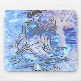 Mousepad Kabuki Japonês Courtesan Fine Art Impressão Mousep