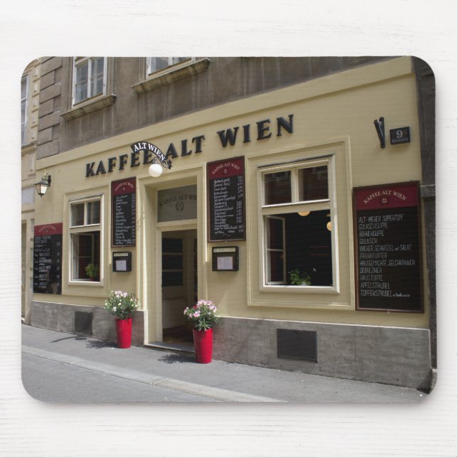 Mousepad Kaffee Alt Wien, Viena Áustria (Frente)