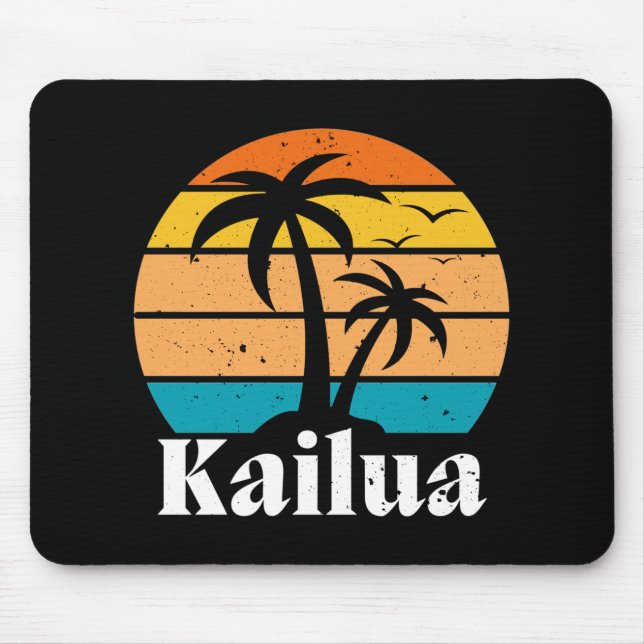 Mousepad Kailua Retro Vintage (Frente)