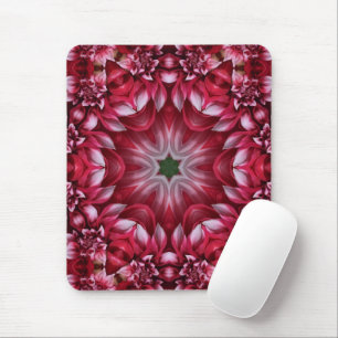 Mousepad Kaleidoscópio Crimson Dahlia