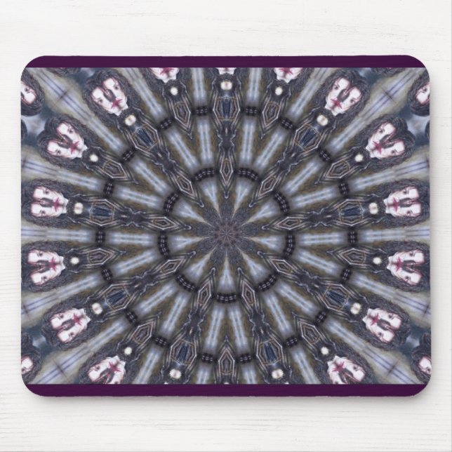 MOUSEPAD KALEIDOSCÓPIO PSIQUEDÉLICO/MEMÓRIAS MÍSTICAS (Frente)