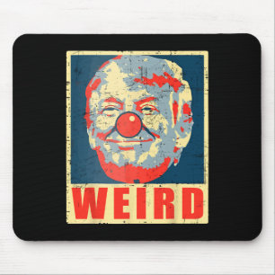 Mousepad Kamala Anti Trump Palhaço Vintage Retro Trump Estr