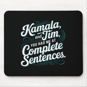 Mousepad Kamala E Tim Você Me Conquistou Com Frases Complet