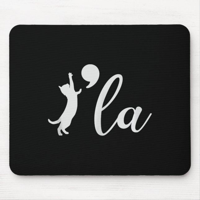 Mousepad Kamala Harris 2024 Cat Lady Presidente Comma La Fu (Frente)