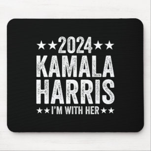 Mousepad Kamala Harris 2024 para a campanha presidencial Eu