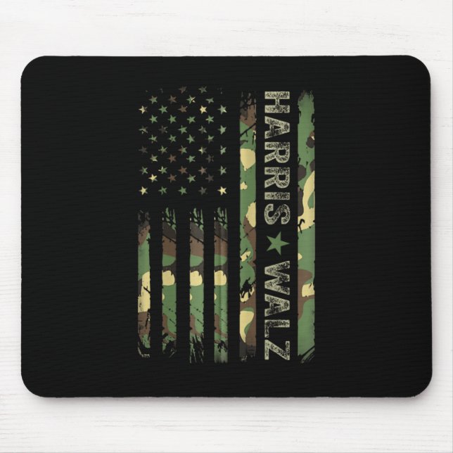 Mousepad Kamala Harris 2024 Presidente Harris Waltz Usa Cam (Frente)