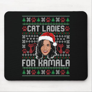 Mousepad Kamala Harris 24 Gatinhas De Natal Feias Para Kam
