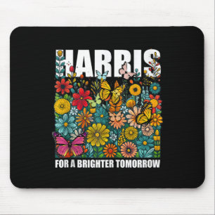 Mousepad Kamala Harris Frota Floral Feminina Cuta Eleição