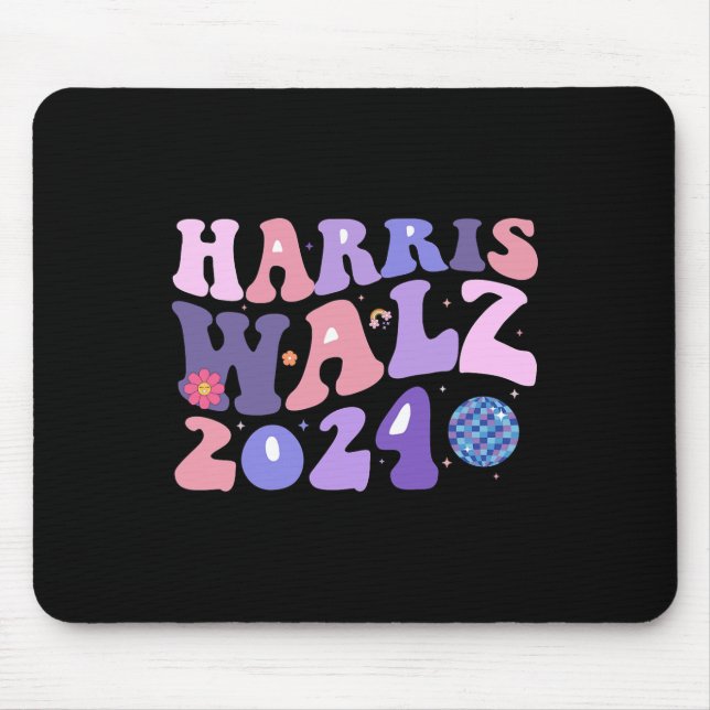 Mousepad Kamala Harris Tim Walz Walz Harris Walz Walz 202 (Frente)