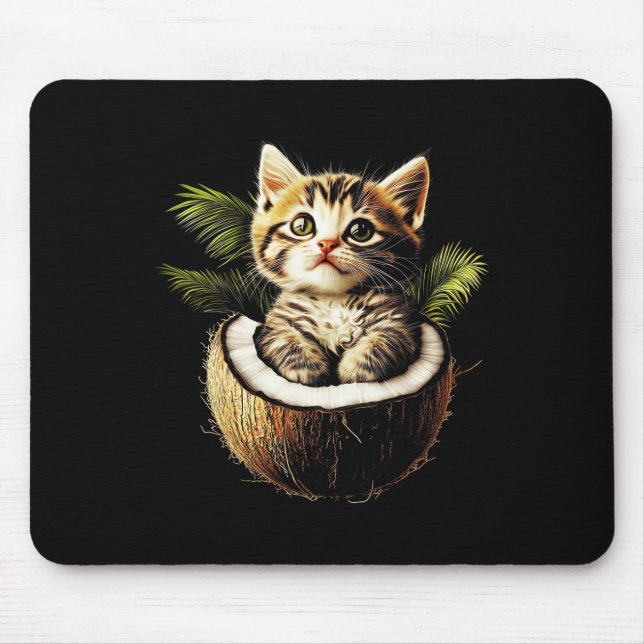 Mousepad Kamala Harris Wheimer 2024 Cat Lady Funny Coconut (Frente)