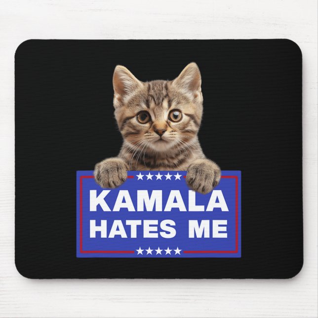 Mousepad Kamala Me Odeia Pro-trump 2024 Conservador Patrio (Frente)
