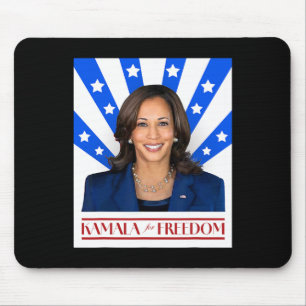 Mousepad Kamala pela Liberdade 2024 Madame Vice-Presidente