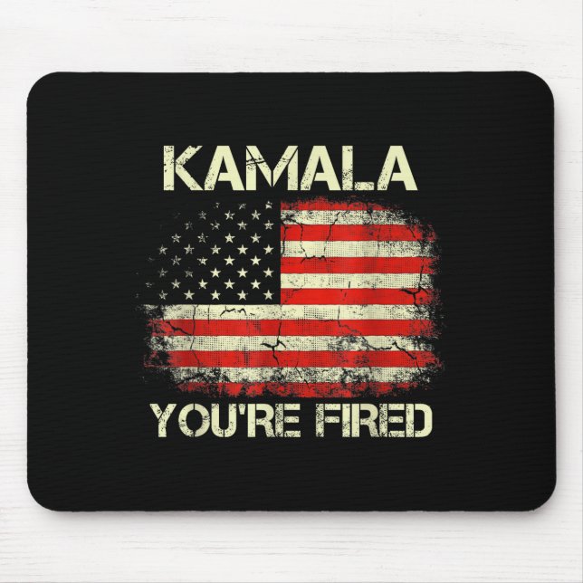 Mousepad Kamala You're Fired Funny Anti Kamala Harris Elect (Frente)