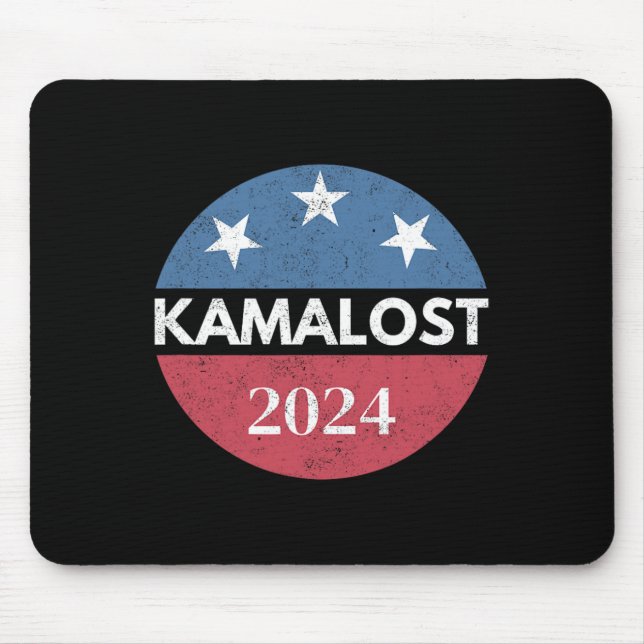 Mousepad Kamalost Kamala perdeu 2024 após as eleições Trump (Frente)