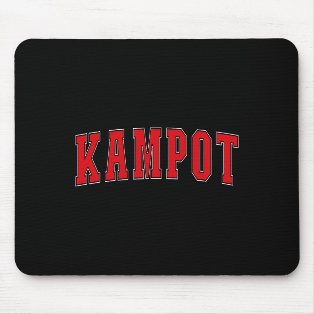 Mousepad Kampot Cambodia Cambodian Vacation Souvenirs Kampo (Frente)