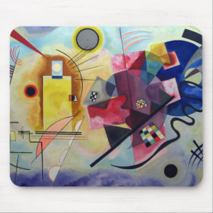 Mousepad Kandinsky 1925/amarelo/vermelho/azul/pixdezines