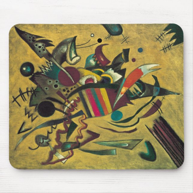 Mousepad Kandinsky Abstrato Painting Modern Art Master (Frente)