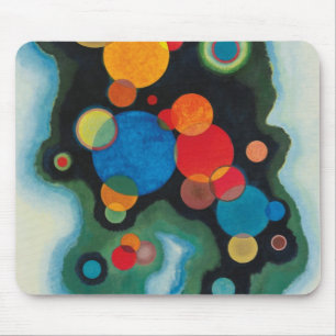 Mousepad Kandinsky aprofundou o óleo de Abstrato de impulso