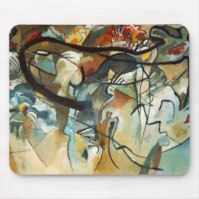 Mousepad Kandinsky Composition V Abstrato Pintura (Frente)