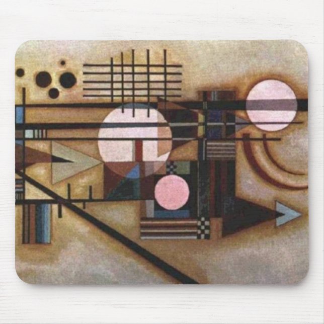 Mousepad Kandinsky Construção Suave (Frente)