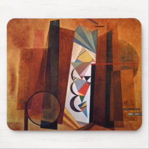 Mousepad Kandinsky Development in Brown Abstrato Painting