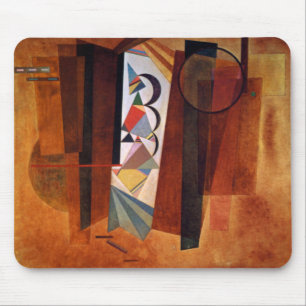 Mousepad Kandinsky Development in Brown Abstrato Painting