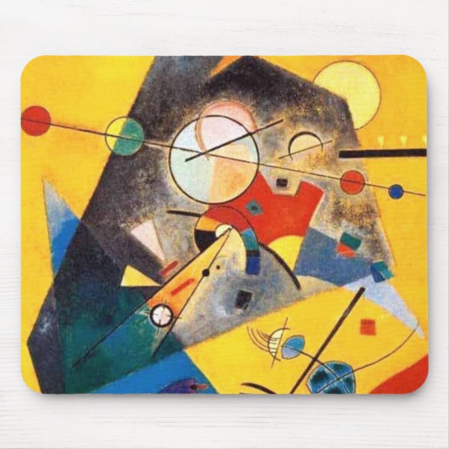 Mousepad Kandinsky Quiet Harmony Abstrato Art (Frente)