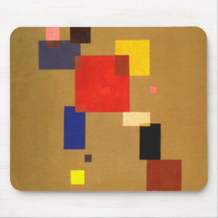 Mousepad Kandinsky treze retângulos abstrai a pintura
