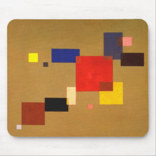 Mousepad Kandinsky treze retângulos abstrai a pintura