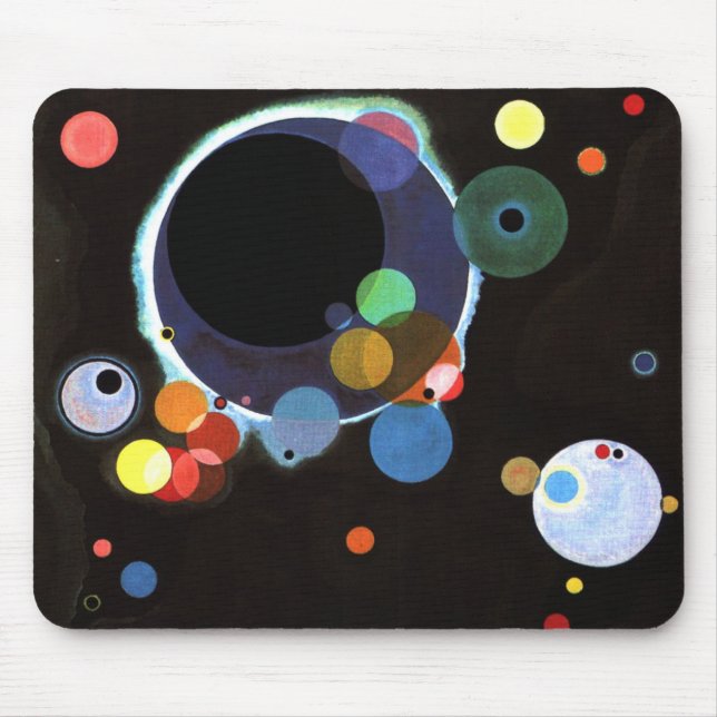 Mousepad Kandinsky - Vários Círculos (Frente)