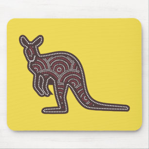 Mousepad Kangaroo Mosaico