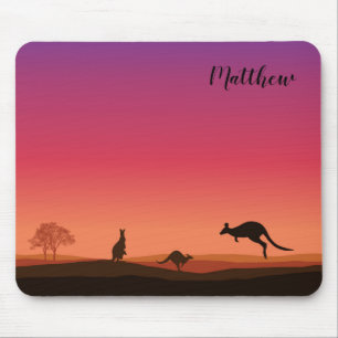 Mousepad Kangaroo - Parecido com um Pad Personalizado do Mo