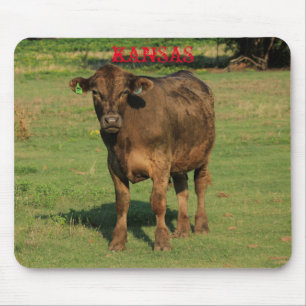 Mousepad Kansas Country Cow