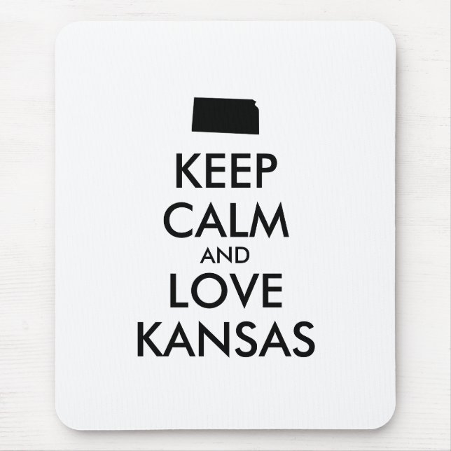 Mousepad KANSAS de MANUTENÇÃO e AMOR personalizáveis (Frente)