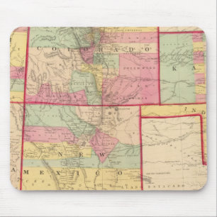 Mousepad Kansas, e Arizona, Colorado, Novo México, Utah
