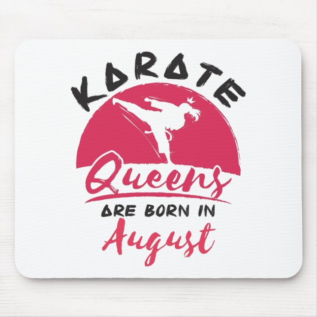 Mousepad Karate Aniversário Mulheres Mulheres Mulheres Meni (Frente)