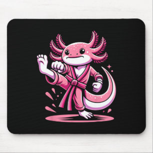 Mousepad Karate Axolotl Martial Arts Taekwondo Kickboxing F