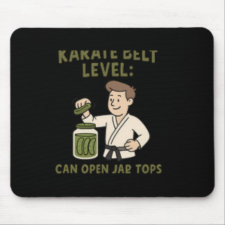 Mousepad Karate Belt Nível Pode Abrir Jar Tops Artes Marcia