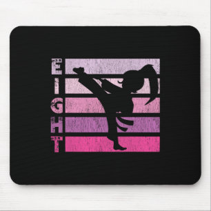 Mousepad Karate Birthday, 8 anos Taekwondo Girl 8th Bir