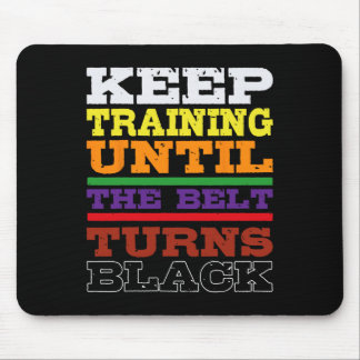 Mousepad Karate Black Belt Treinando Artes Marciais Japones