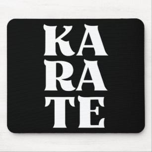 Mousepad Karate Bold Letters Japonês Arte Marcial Karateka