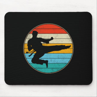 Mousepad Karate - Engraçado Taekwondo Treinador Retro Estil